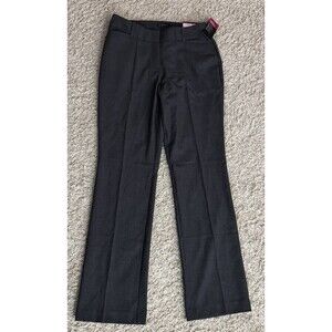 Worthington CURVY Fit Perfect Trouser Charcoal Gray St Leg Dress Pants Sz 4